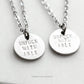 Unfuckwithable, Hand Stamped Coin Necklace Necklaces callistafaye   