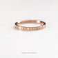Custom Mini Stacking Rings, Personalized Rings callistafaye Rose Gold 4 