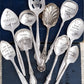 Shirley 1930, Floral Sweet, Vintage Sugar Drops, Sugar Shell Spoons, Vintage Serving Spoon, Hand Stamped Vintage Serving Sets & Pieces Sugar Drops & More callistafaye   