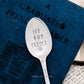 It's Rum O'Clock, Hand Stamped Vintage Spoon Spoons callistafaye   