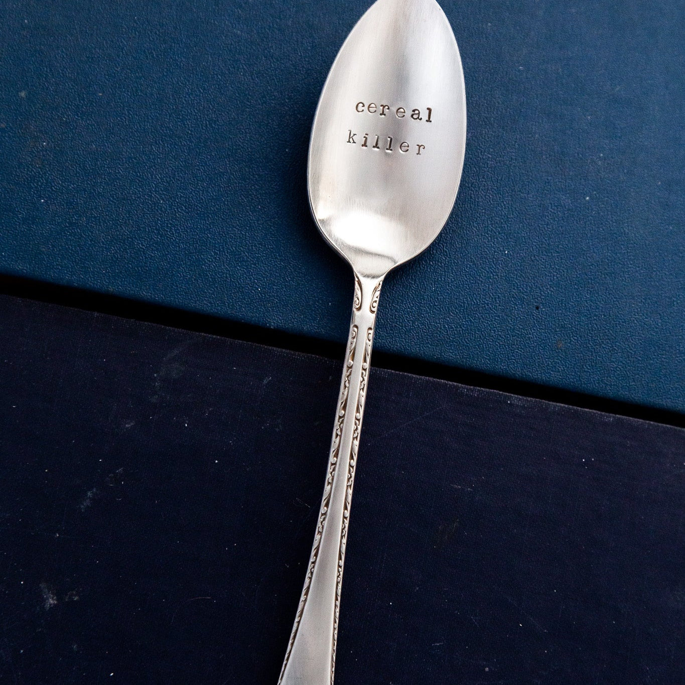 Cereal Killer, Hand Stamped Vintage Spoon Spoons callistafaye   