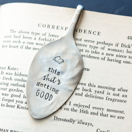 This Shit's Getting Good, Vintage Spoon Bookmark Bookmarks callistafaye   
