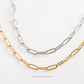Paperclip Chain, Dainty Layering Necklace Necklaces callistafaye   