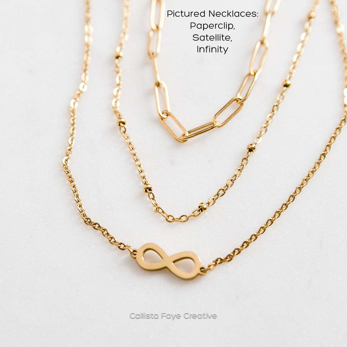Satellite Chain, Dainty Layering Necklace Necklaces callistafaye   