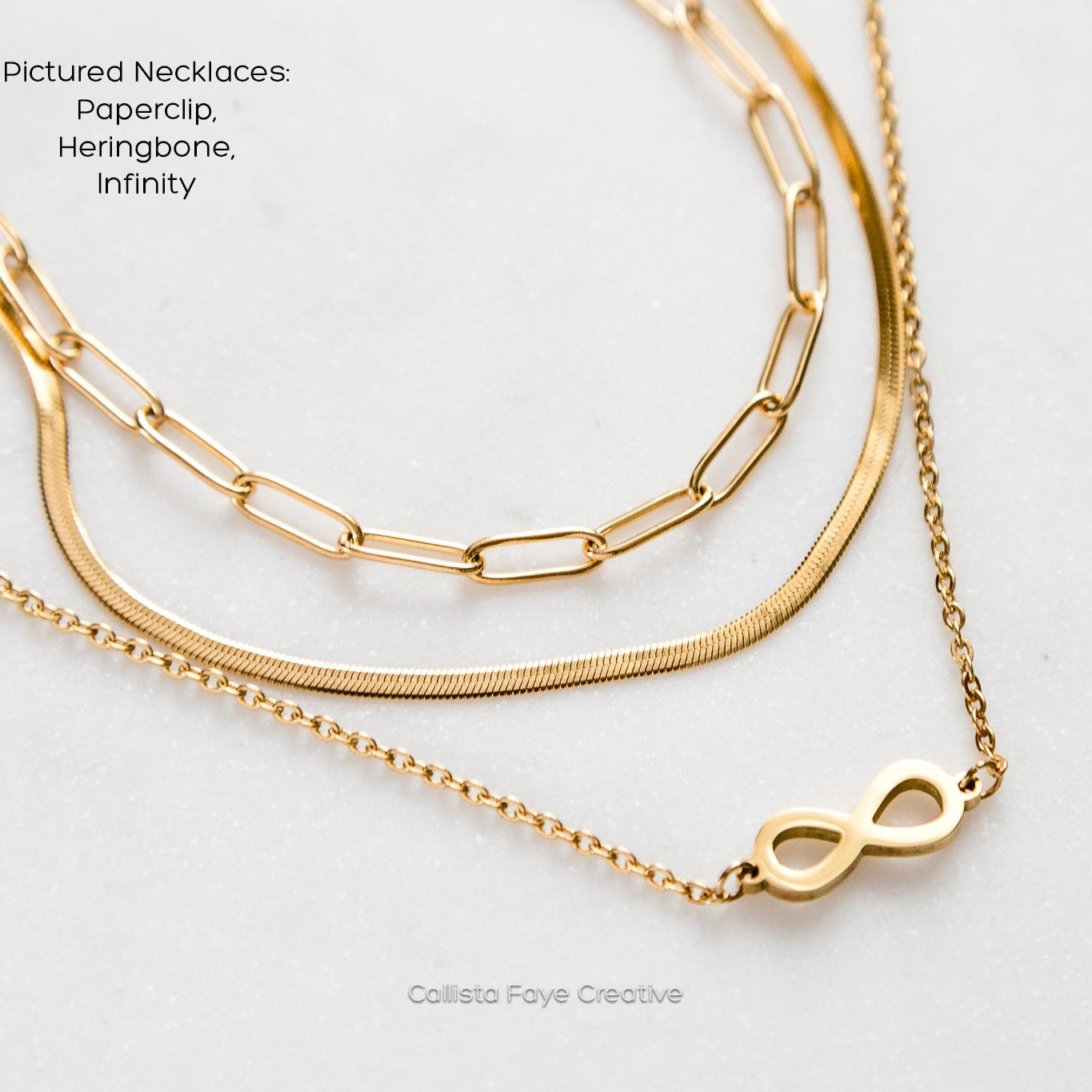 Infinity, Dainty Pendant Necklace, Layering Necklace Necklaces callistafaye   