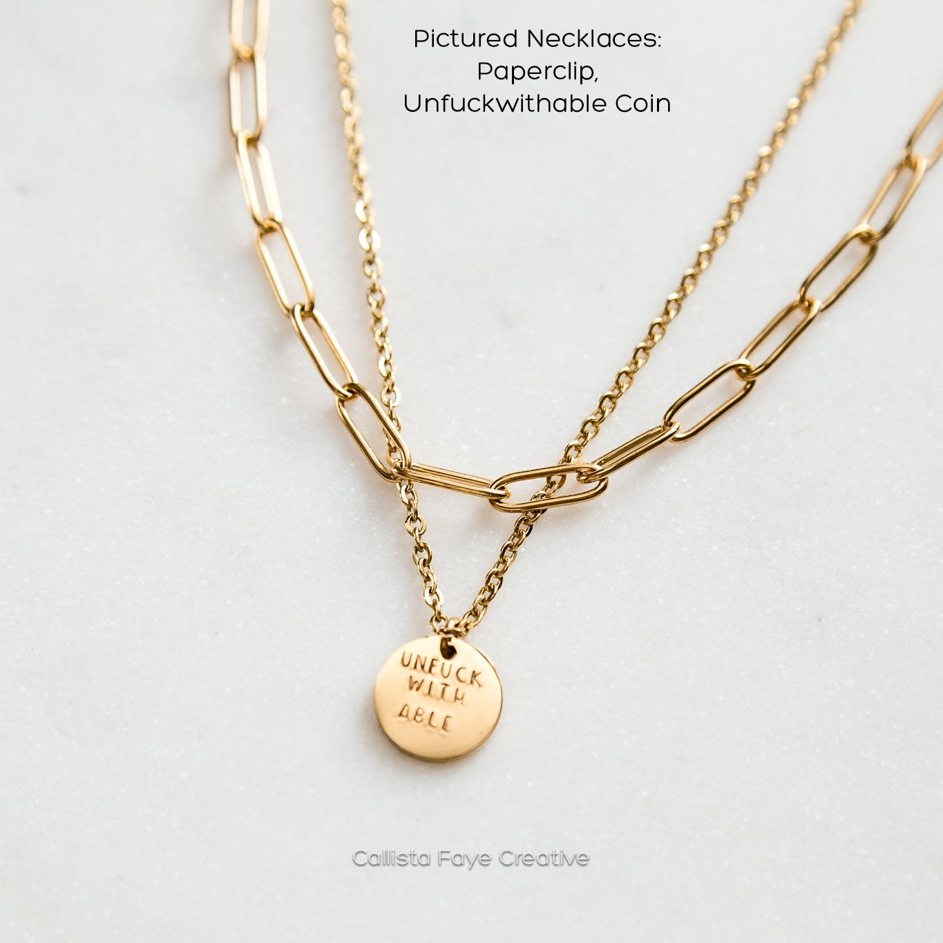 Paperclip Chain, Dainty Layering Necklace – callistafaye