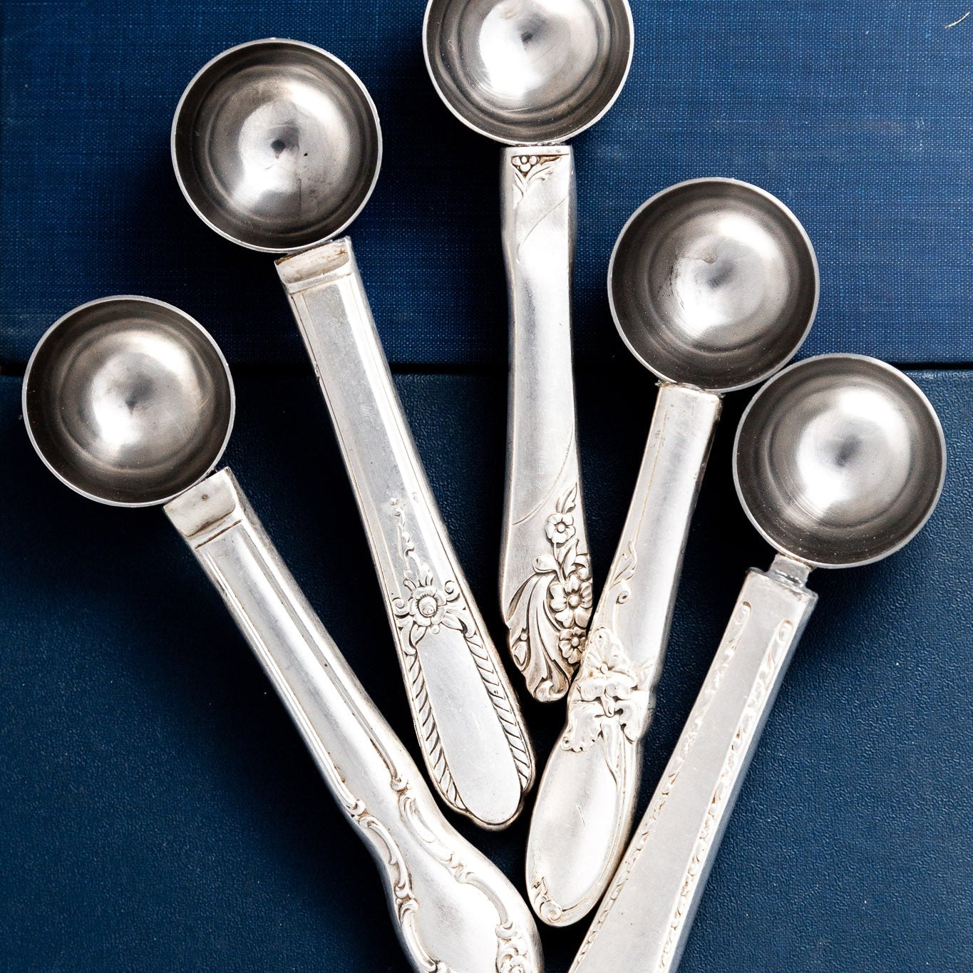 Silvery Mist 1955, Tea Scoop, Vintage Silverware Spoons callistafaye   