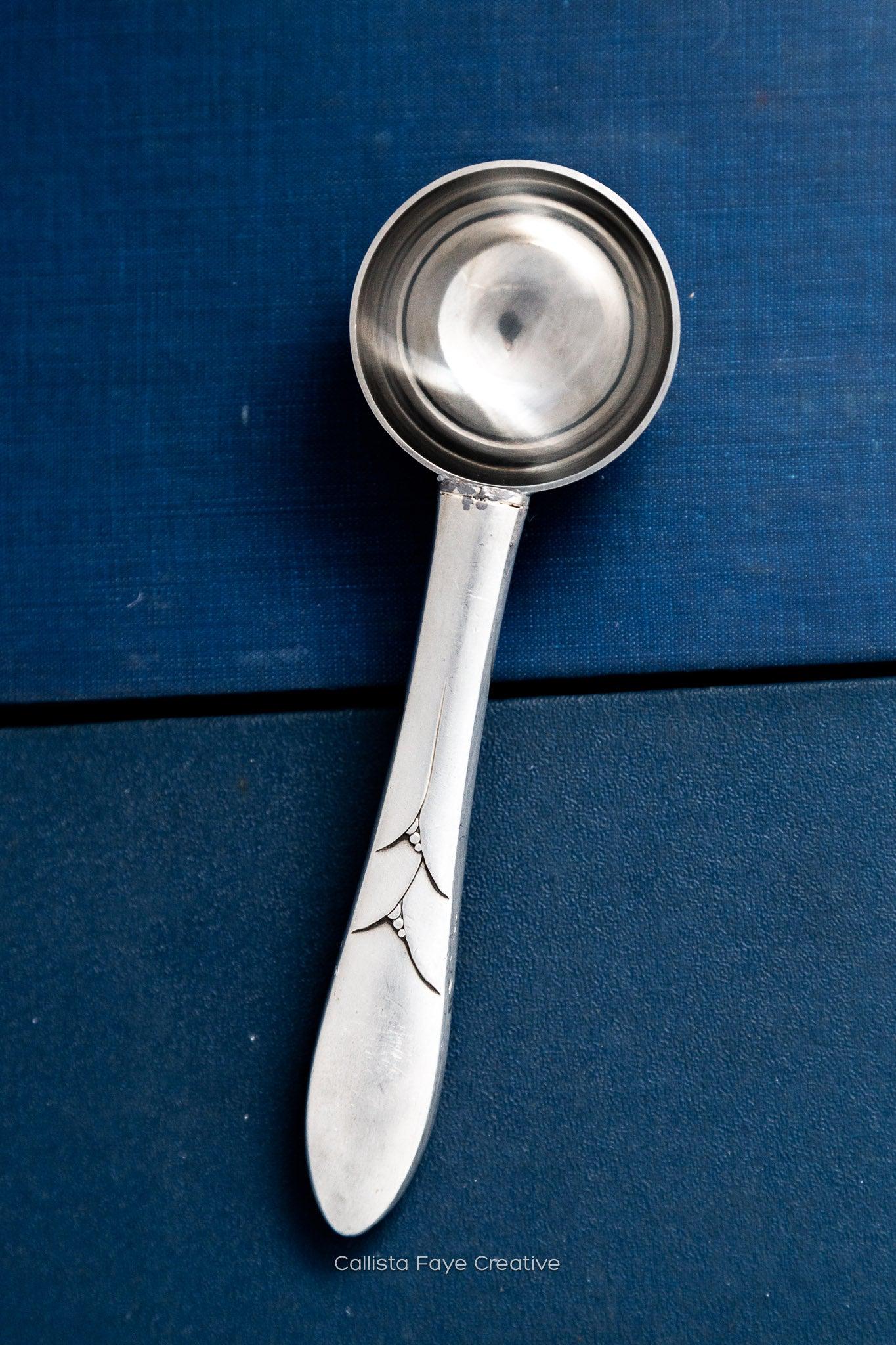 Lady Hamilton 1932, Coffee Scoop, Vintage Silverware Spoons callistafaye   