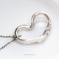 White Orchid 1953, Floating Heart, Vintage Spoon Jewelry Hearts callistafaye   