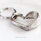“B” Monogram, King Edward 1936, Floating Heart Keychain, Vintage Spoon Keychain Hearts callistafaye   