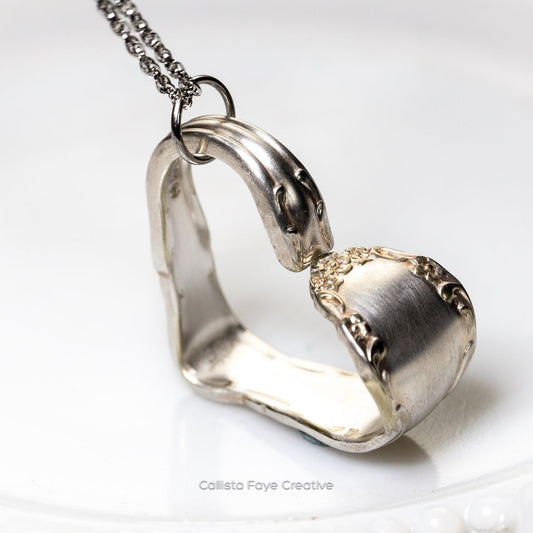 Flirtation 1959, Floating Heart, Vintage Spoon Jewelry Hearts callistafaye   