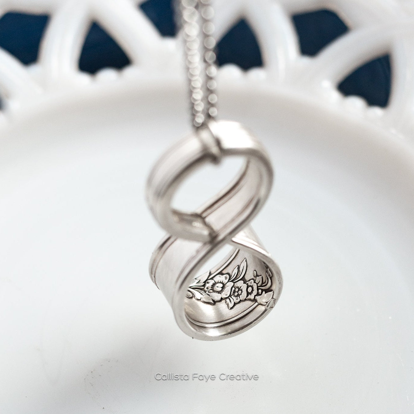 Queen Bess II 1946, Floating Infinity, Vintage Spoon Jewelry Infinity callistafaye