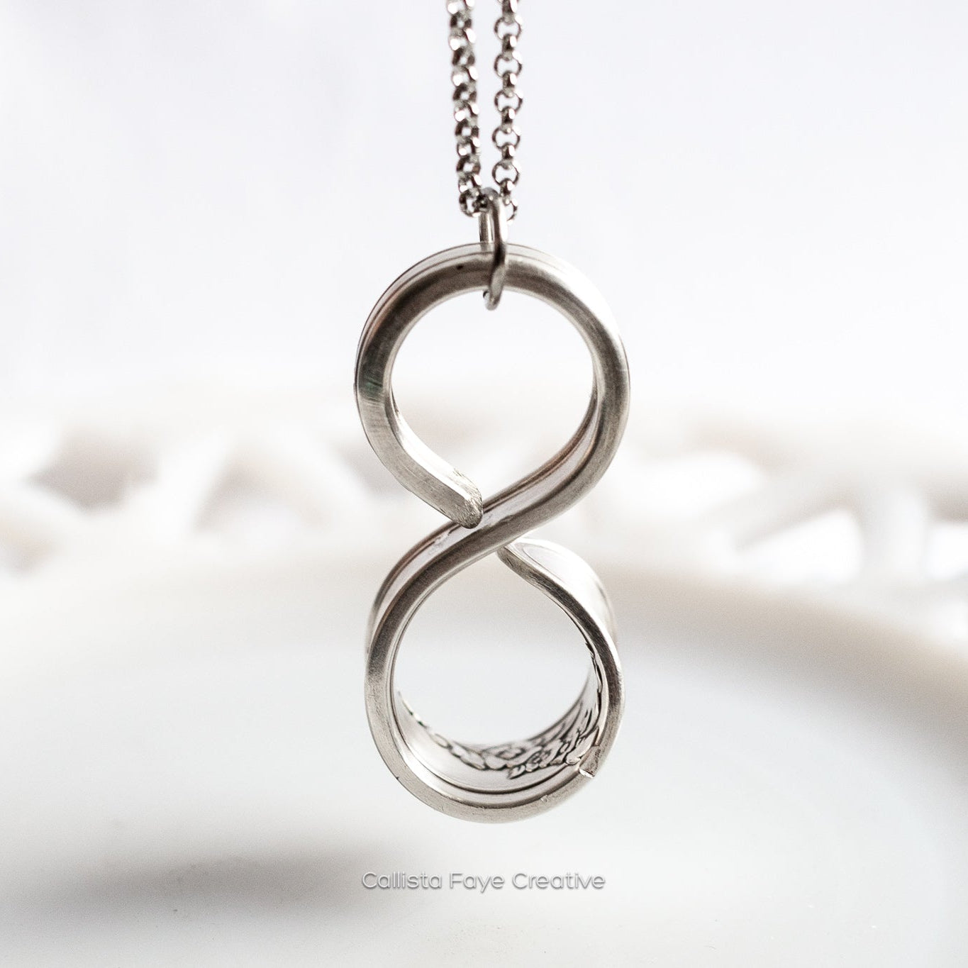 Queen Bess II 1946, Floating Infinity, Vintage Spoon Jewelry Infinity callistafaye