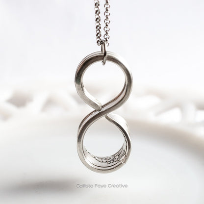 Queen Bess II 1946, Floating Infinity, Vintage Spoon Jewelry Infinity callistafaye