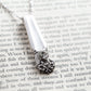 Eternally Yours 1941, Spoon Handle Pendant with Crystal Rivet, Vintage Silver Necklace Necklaces callistafaye   
