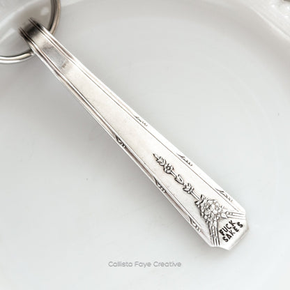 Fuck Sakes, Spoon Handle Keychain Keychains callistafaye   
