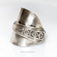 Fortune 1939, Size 11, RARE Spoon Saddle Ring, Vintage Spoon Ring Rings callistafaye   