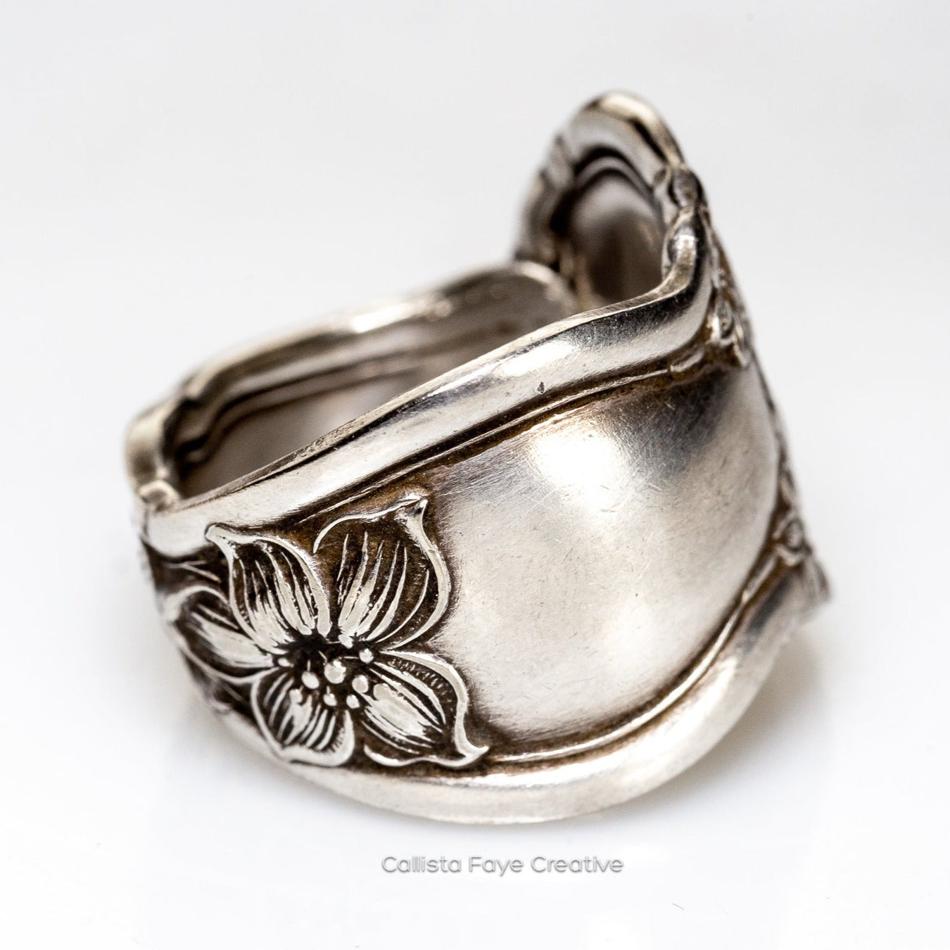 Orange Blossom 1910, Size 7, 100 Yr Spoon Ring, Vintage Spoon Ring Rings callistafaye   