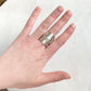 Exquisite 1940, Size 9.5, Saddle Ring, Vintage Spoon Ring Rings callistafaye   
