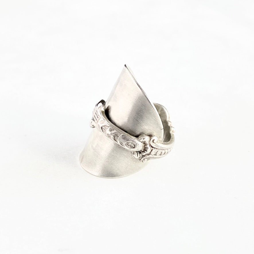 Dutch Souvenir Spoon, Size 7, Saddle Ring, Vintage Spoon Ring Rings callistafaye   