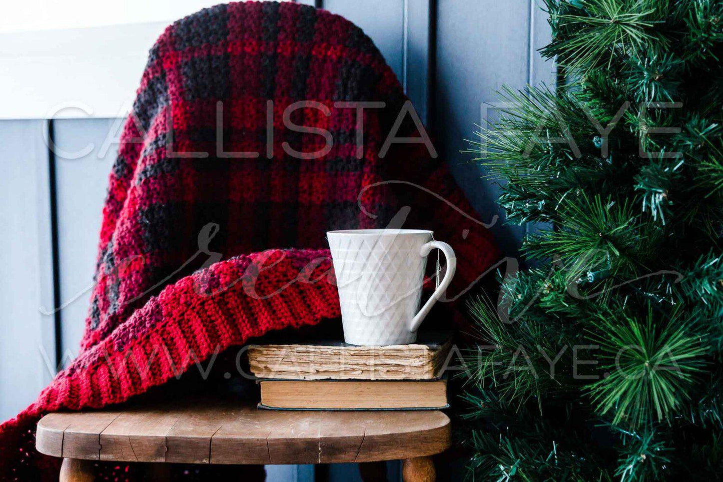 Northern Timberline - Plaid Crochet Blanket PATTERN PDF Crochet Pattern callistafaye   