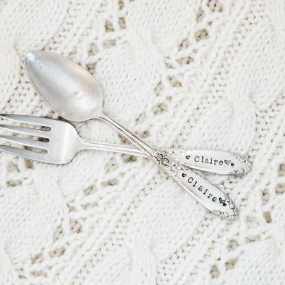 CUSTOM Hand Stamped Vintage Spoon Spoons callistafaye