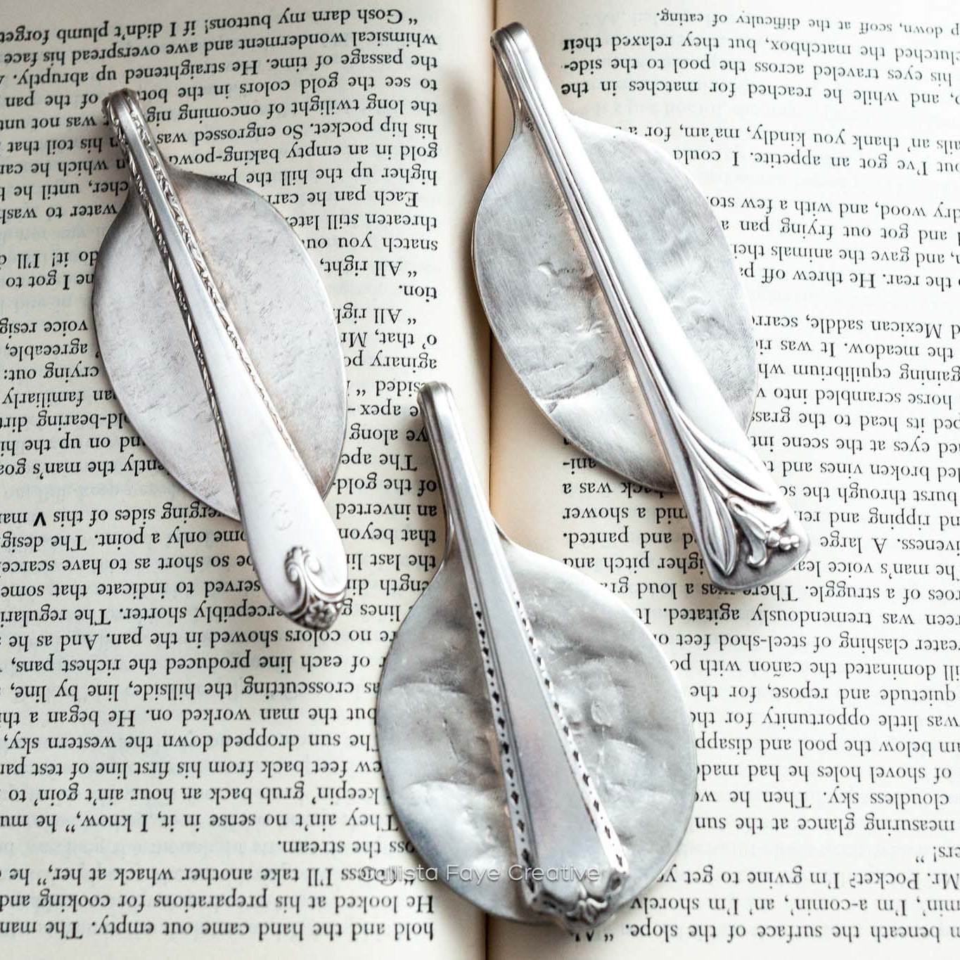 Spread Those Pages (spicy), Vintage Spoon Bookmark Bookmarks callistafaye   