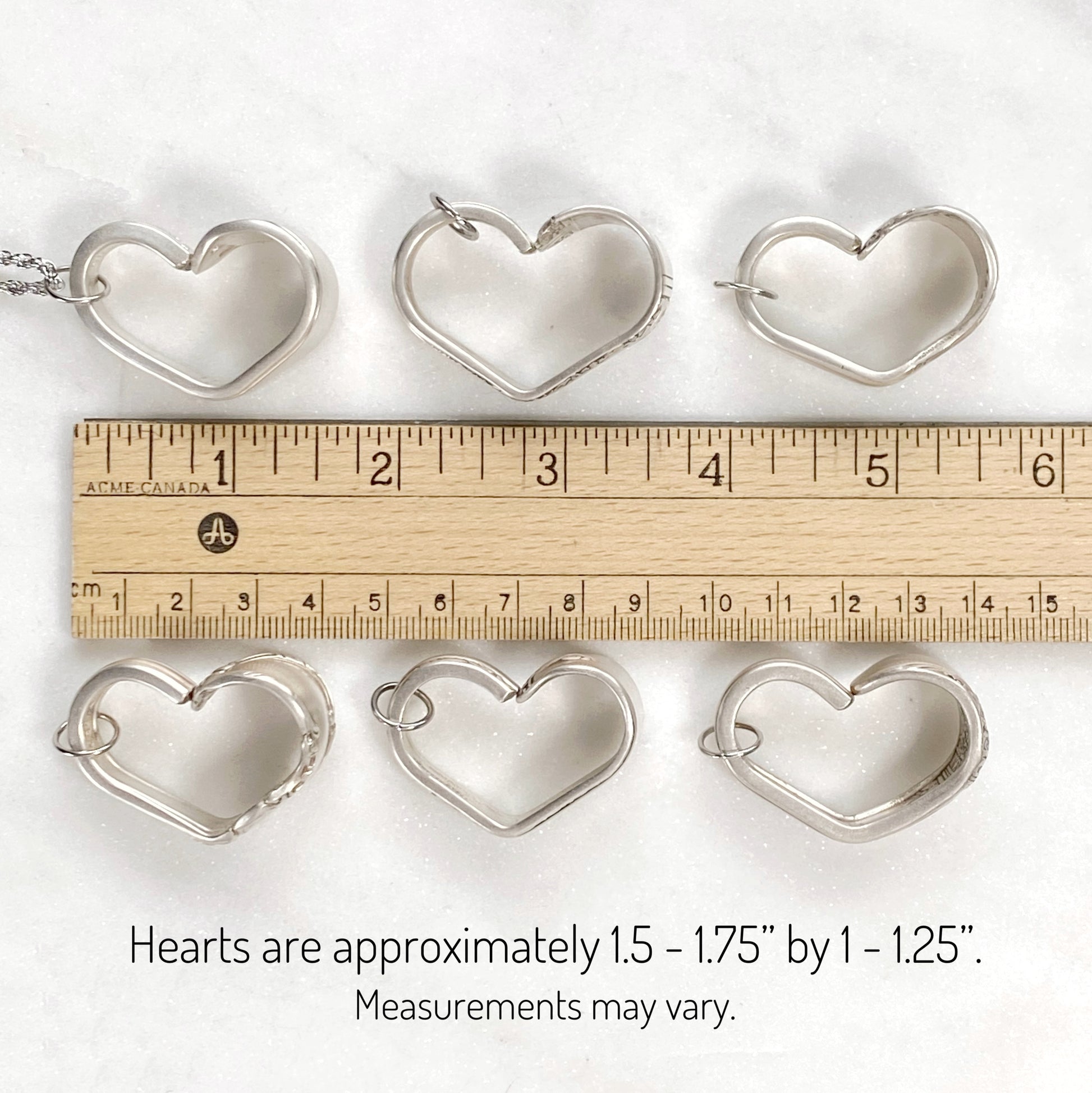 Silvery Mist 1955, Floating Heart, Vintage Spoon Jewelry Hearts callistafaye   