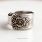 Spring Charm 1950, Custom Size Spoon Ring, Vintage Silverware Ring Rings callistafaye   