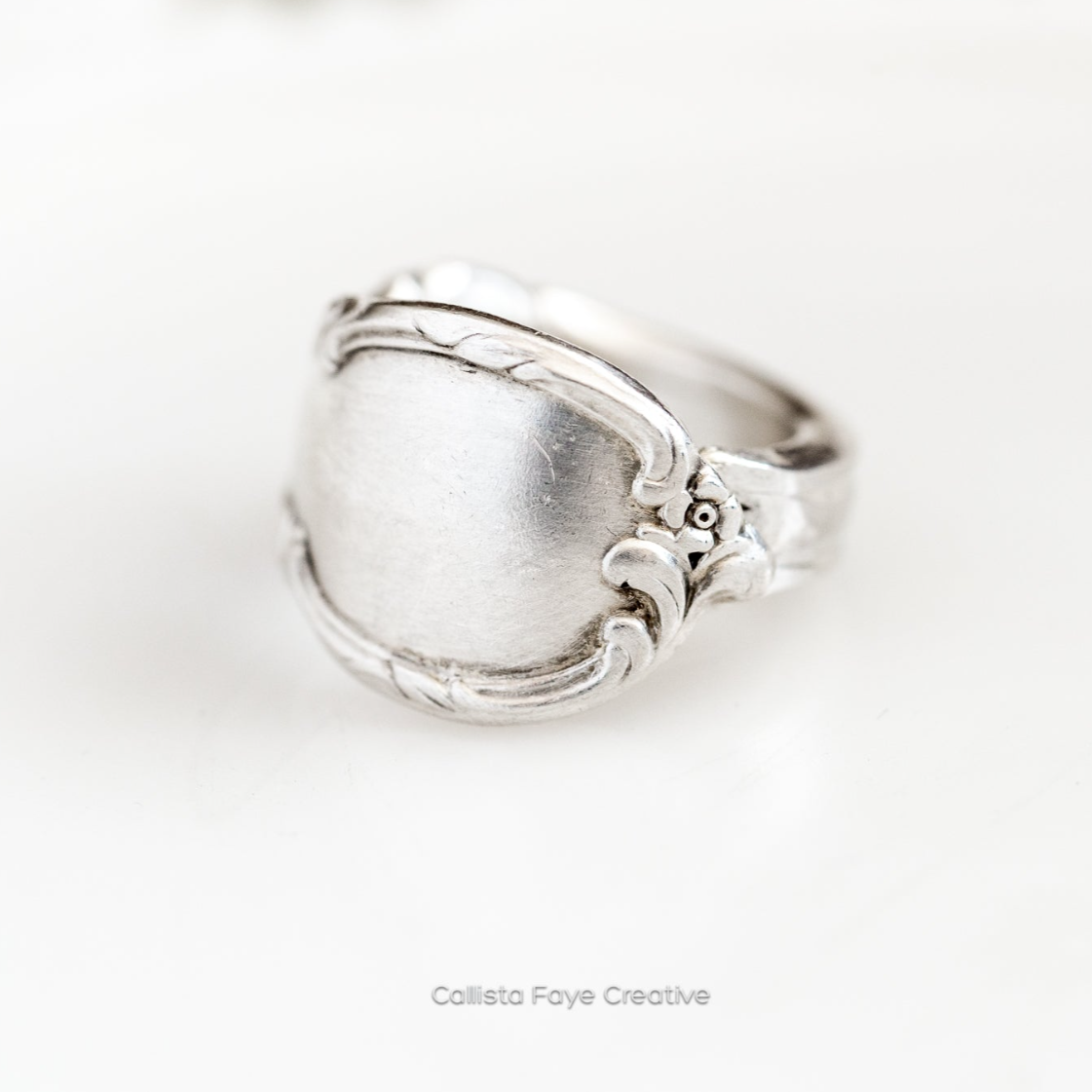 Reflection 1959, Custom Size Spoon Ring, Vintage Silverware Ring Rings callistafaye   